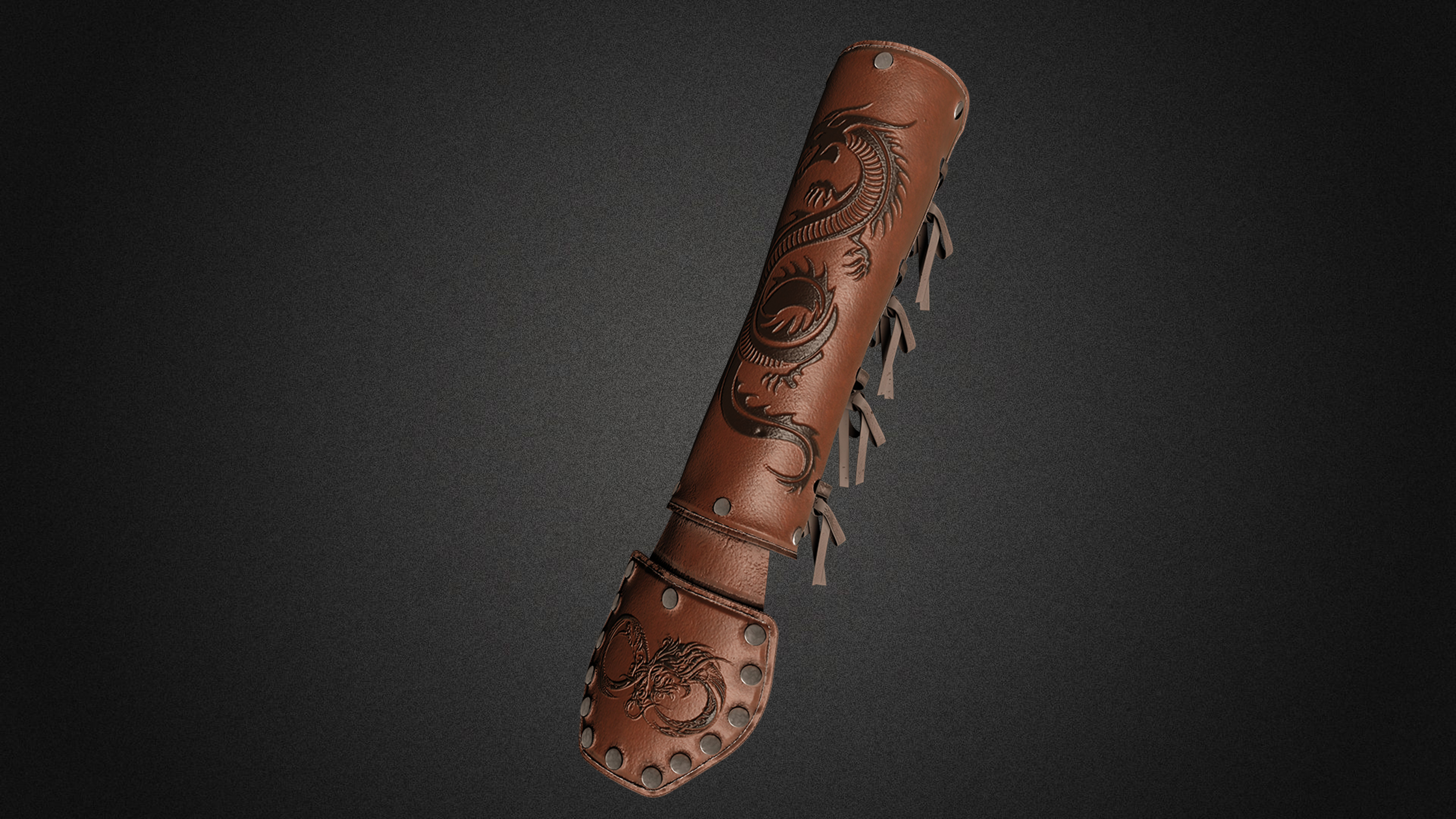 Detailed arm guard accessory for female characters